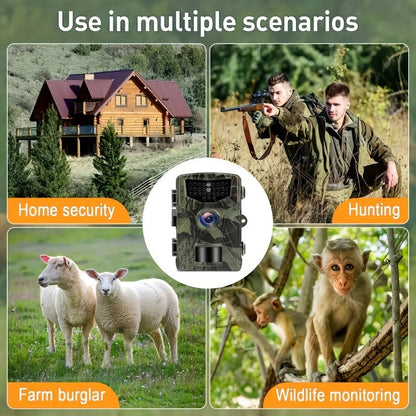 Trail Camera 48MP 4K Night Vision 0.2s Trigger 120 Degree Solar