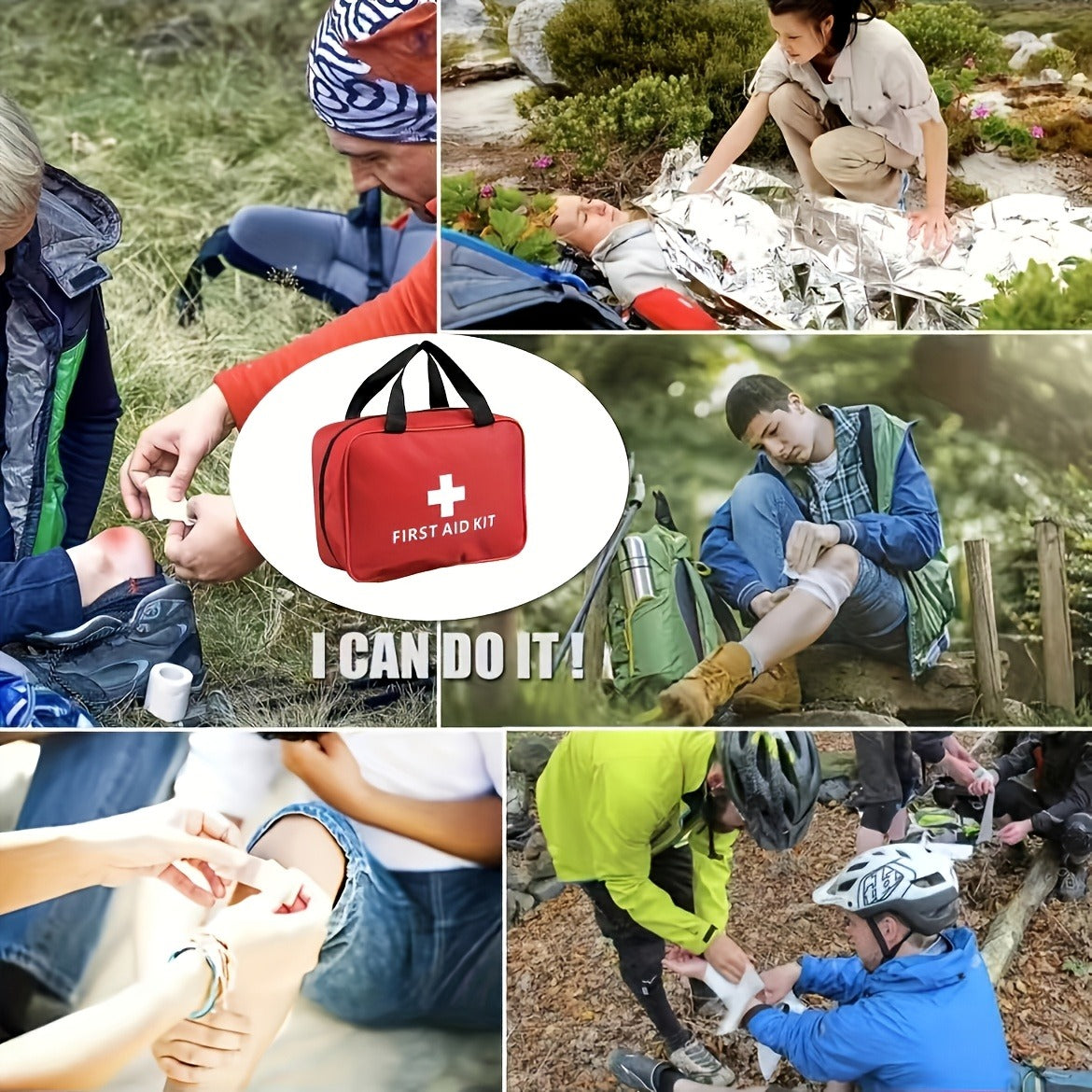Waterproof Compact First Aid Kit – 25-Piece Premium Trauma Medical Kit for Home, Car, Travel, Camping, Hiking & Boating