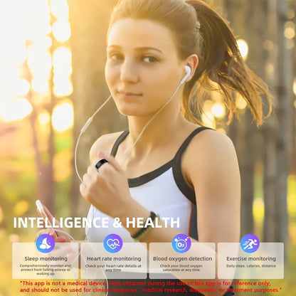 Smart Ring Fitness Tracker – IP68 Waterproof Health Monitor