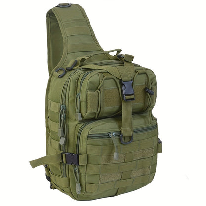 Tactical Chest Bag – Single Shoulder Crossbody Sling Pack for Hiking, Patrol & Outdoor EDC, Adjustable Strap, Multi-Pocket