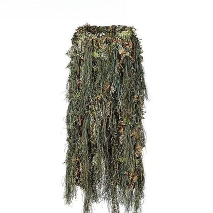 Leaf Camouflage Ghillie Cloak – Lightweight Camo Suit for Hunting, Bird Watching, Wildlife Photography, Tactical Training & Halloween Costume | 2 Sizes