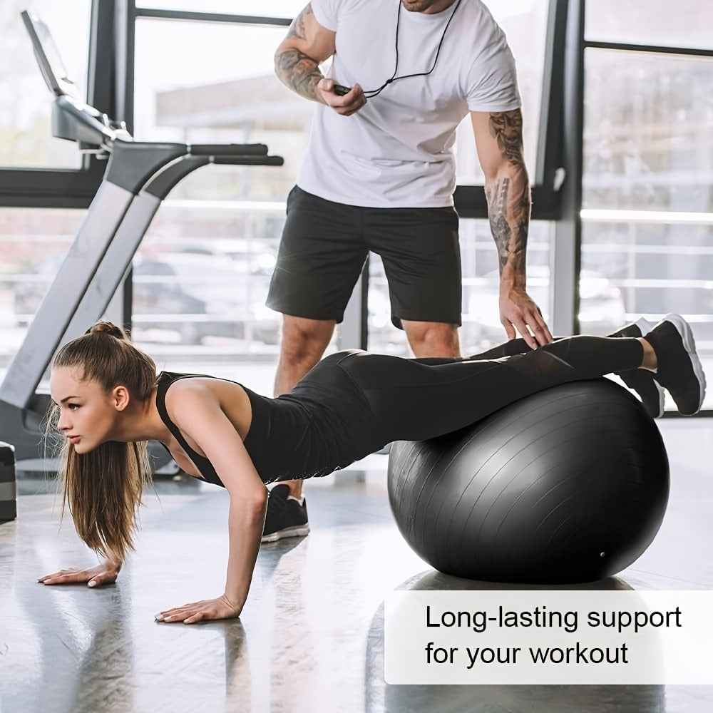 Exercise Ball 25 Inch Yoga Stability Ball 2-Pack Anti-Burst Fitness Balance Ball for Home Office Classroom Workout Core Training