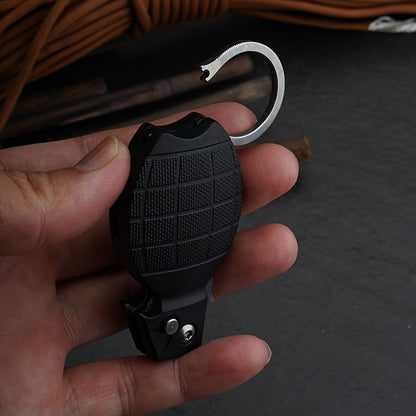 3-in-1 Golf Divot Tool Set with Whistle Keychain Clip EDC Multi-Tool Spring Button Opening Pocket Outdoor Survival Accessory
