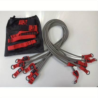 300lb Resistance Band Set – 6 Levels 25-75lb, Handles, Door Anchor & Ankle Straps – Heavy Duty Home Gym Kit for Full Body Strength Training, Muscle Building & Toning
