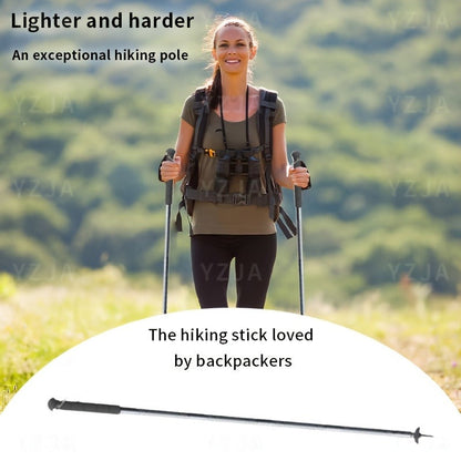 7-in-1 Tactical Hiking Staff – Adjustable Aluminum Alloy Mountaineering Stick with Compass, Fire Starter, Saw, Screwdriver & Pliers – Multi-Tool Walking Pole for Hiking, Climbing & Camping