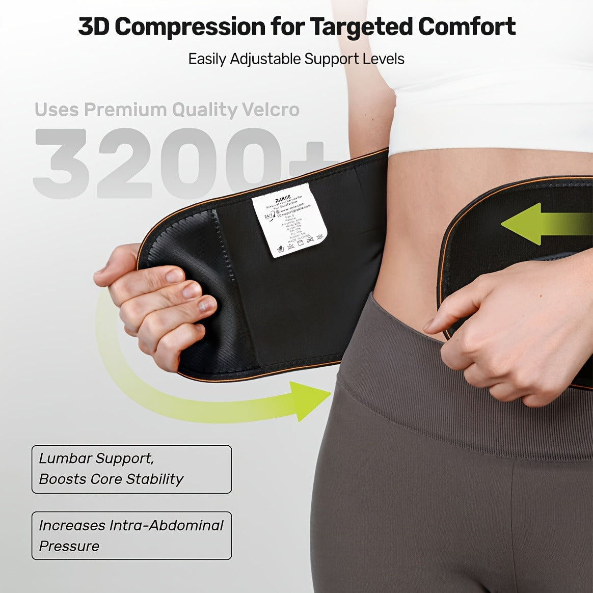Lumbar Support Back Brace with Massage Pad for Men Women Breathable Lower Back Support Belt Adjustable Strap Pain Relief Posture Corrector for Work Driving Lifting Gym S M L XL XXL Orange Blue