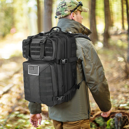 Tactical Military Backpack 50L – Large Capacity Molle Rucksack for Camping, Hiking, Hunting, Fishing & Travel, Unisex with Multiple Color Options