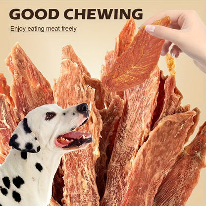 Cat & Dog Treats Chicken Jerky & Duck Jerky Combo – High Protein Grain Free Training Rewards, Dental Chews, Healthy Snacks for Puppies Kittens Adult Dogs Cats, Natural Pet Nutrition