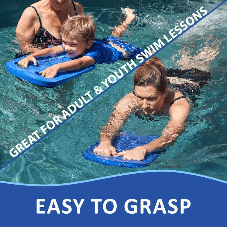 Swimming Kickboard for Adults & Kids – Lightweight EVA Foam Swim Board for Kicking Drills & Stroke Training | Phthalate-Free, Durable & One Size Fits All | 7 Colors Available