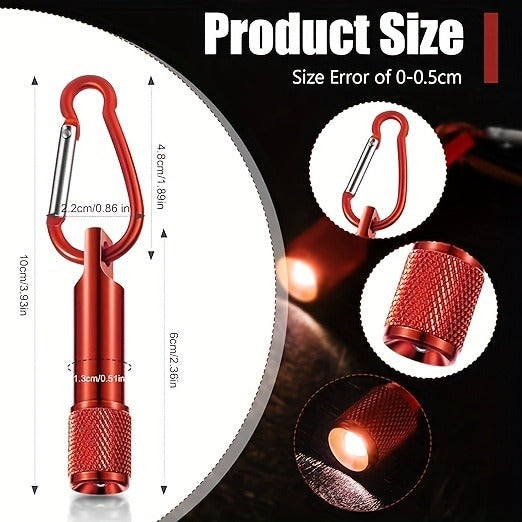Mini Keychain Flashlight Bulk 20 Pack, LED Key Chain Light Tiny Pocket Torch Multicolor, Small Flashlight Set for Outdoor Camping Hiking Emergency Everyday Carry Party Favors Gift