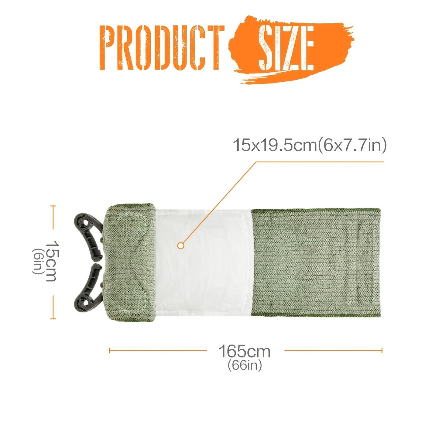 Emergency Bandage 6 Inch 3 Pack Elastic Wound Dressing Tactical Trauma