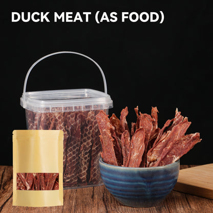 Duck Jerky Dog Treats Bundle High Protein Chews Grain Rawhide Free Daily Snacks for Small Medium Large Breeds Duck Lovers Dried Meat Bites Duo