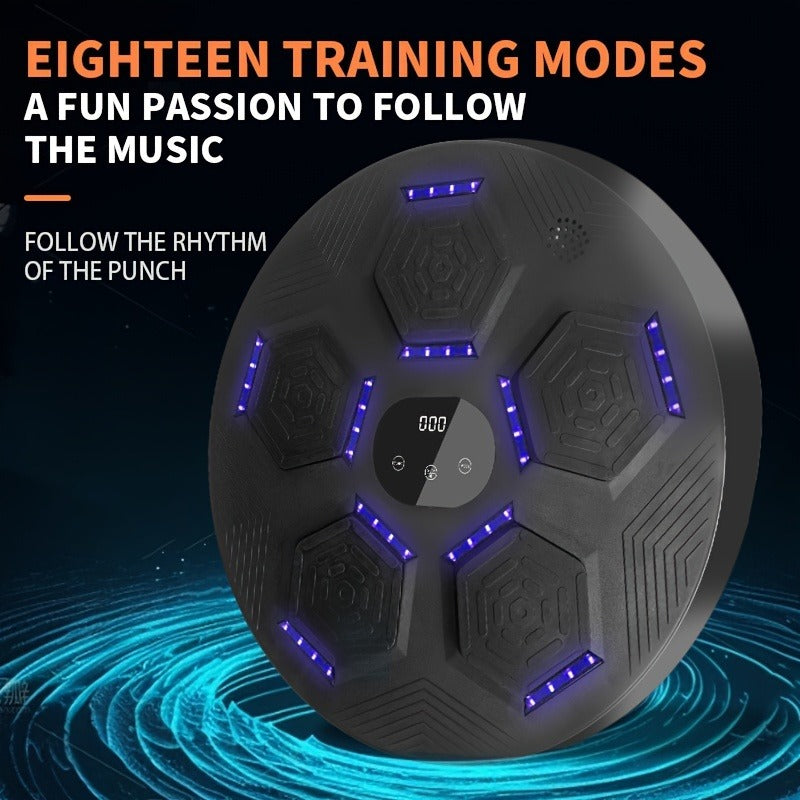 Wall-Mounted Musical Boxing Training Target – Smart Punch Machine with Music & USB-C Charging | Ordinary / Upgrade / Premium
