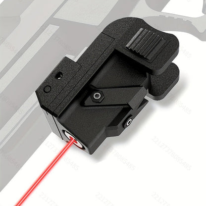 Picatinny Rail Laser Sight USB Rechargeable Red Dot with Strobe Mode, Class IIIA