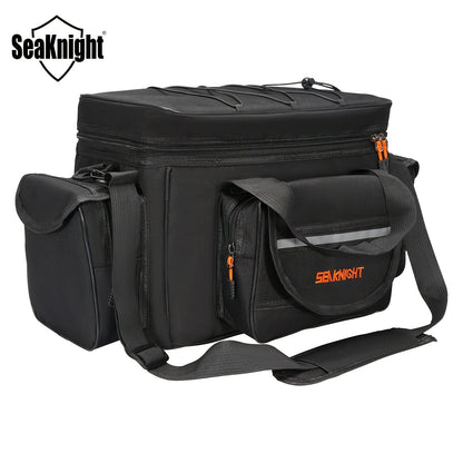 Fishing Tackle Bag Camo Durable Nylon Shoulder Carry Zipper Fishing Gear Storage Bag for Hiking Travel Outdoor Fishing Camouflage Multiple Colors