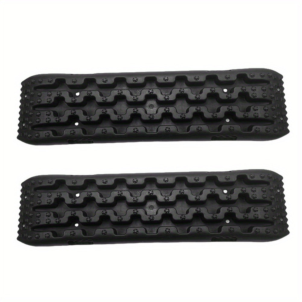 Vehicle Recovery Traction Boards 2-Pack – Heavy-Duty Anti-Slip Off-Road Escape Boards for Snow, Mud & Sand, Reinforced PP Material, 10-Ton Load Capacity, Emergency Self-Rescue for 4WD & SUV