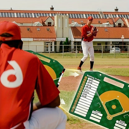 Magnetic Baseball Lineup Coach Board – Erasable Tactical Board