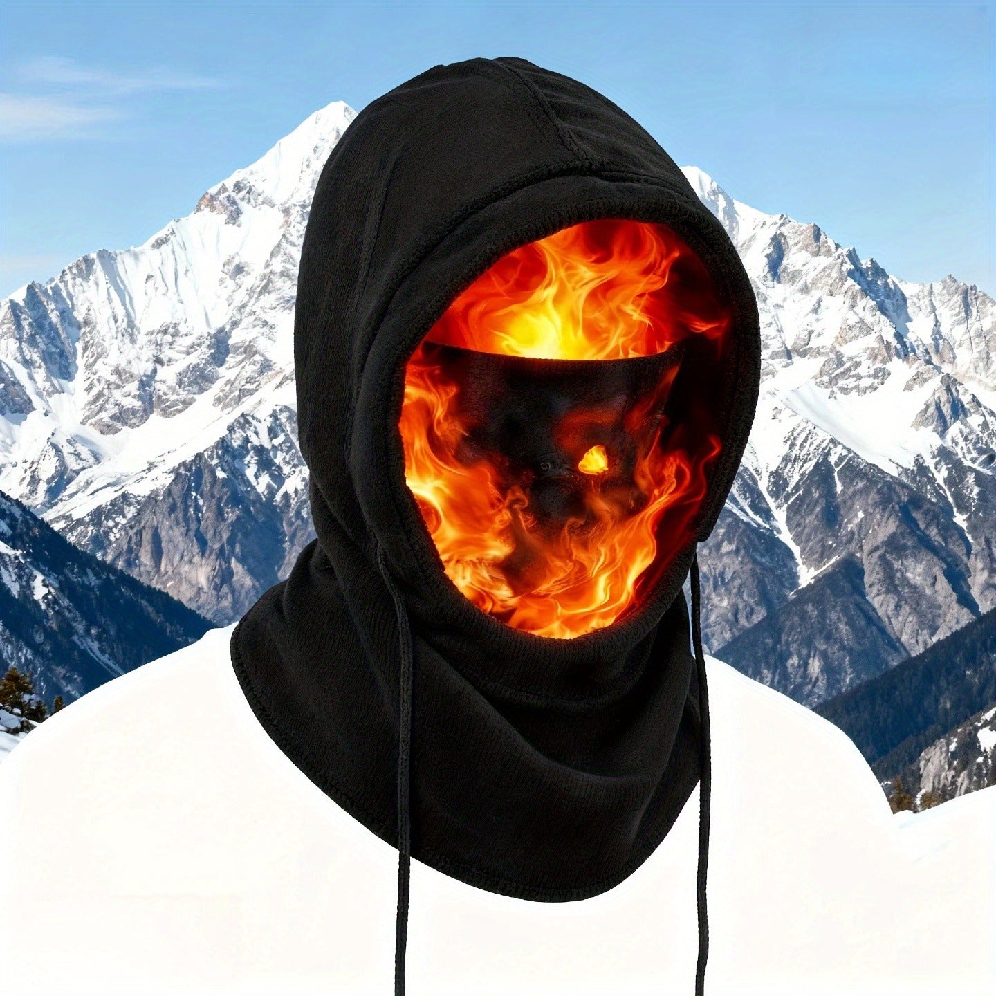 Thermal Knit Beanie for Men – Fleece Lined Skull Cap, Stretchable Soft Winter Hat for Cold Weather, 2-Pack