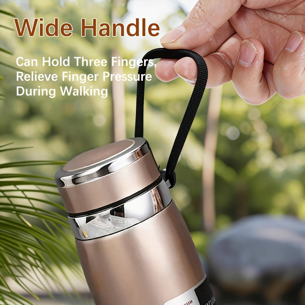 Insulated Water Bottle 1000ml 316 Stainless Steel – Double Wall Vacuum Flask with Leak-Proof Lid, Wide Mouth, Keeps Drinks Hot & Cold All Day for Camping, Hiking & Travel