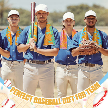Sports Ice Towels 24-Pack – 30”×9” Mini Microfiber Cooling Towel for Baseball, Softball, Golf, Football, Yoga & Running, Breathable Sweat-Absorbing Chilling Cloth, Bulk Team & Coach Gift Set