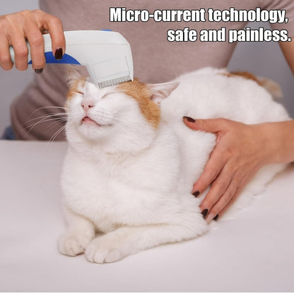Pet Brush 2-in-1 Deshedding & Grooming Comb for Dogs & Cats – Gentle Hair Removal with Durable Stainless Steel Teeth, Comfortable Non-Slip Handle, Reduces Shedding for All Coat Types