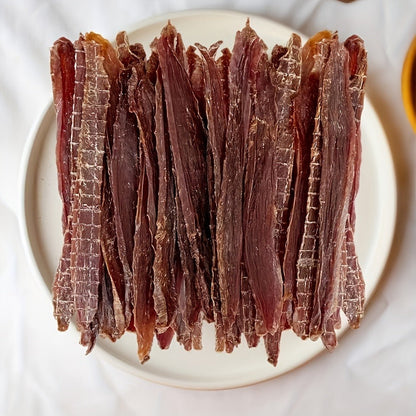 Duck Jerky Dog Chews Real Meat High Protein Low Fat Long-Lasting Dental Treats for Small Medium Large Dogs Training Reward Easily Digestible 150g