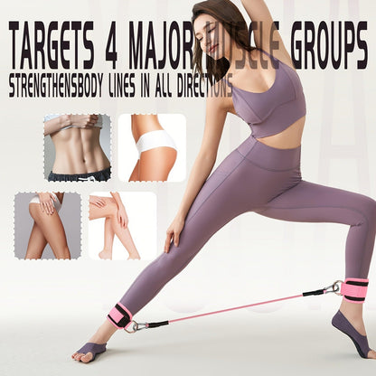 Pilates Workout Equipment for Women – Full Body Home Gym Fitness Set for Leg Training, Abdominal Toning & Arm Slimming, Yoga Strength Training Gear for Home Pilates, Core & Waist Sculpting