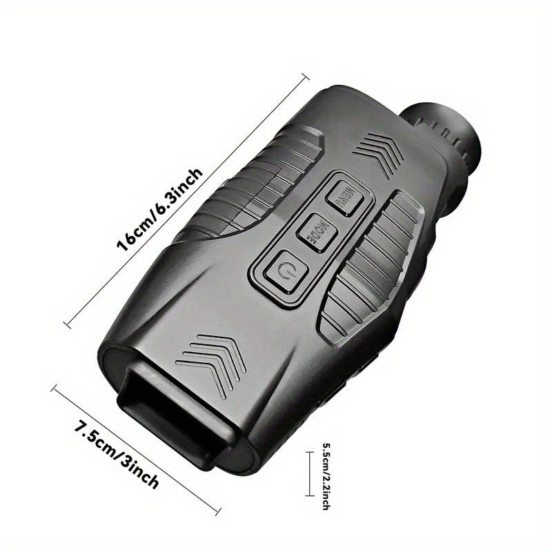 Infrared Night Vision Monocular – HD 1080P / 4K Ultra HD | USB Rechargeable Digital Night Vision Scope | 8x28mm Telescope Camera for Hunting Camping Wildlife Observation Night Photography