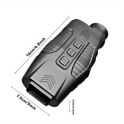 Infrared Night Vision Monocular – HD 1080P / 4K Ultra HD | USB Rechargeable Digital Night Vision Scope | 8x28mm Telescope Camera for Hunting Camping Wildlife Observation Night Photography