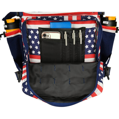 Flag Design Hiking Backpack 20L Tactical Daypack Waterproof Camping Travel Bag Cycling Fitness Outdoor Sports Backpack Independence Day Gift for Men Women