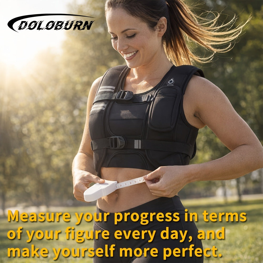 Weighted Vest for Running & Strength Training – Slim Fit Reflective Design with Phone Pouch, Snap-On Unisex Weight Training Vest for Gym, Core Strength & Bone Health, 8 / 12 / 16 lb Options