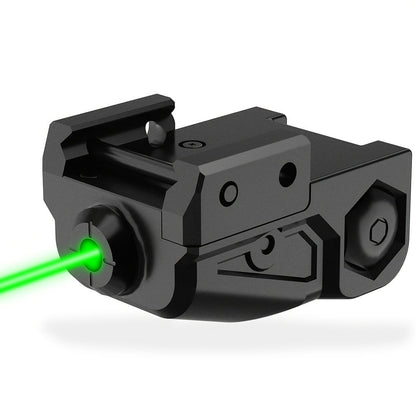 Pistol Laser Sight Ultra Compact Red Green Purple Laser for Guns with Type-C Charging – Universal 20mm Picatinny Rail Mount, Ambidextrous ON/OFF Switch, Left & Right Hand Compatible