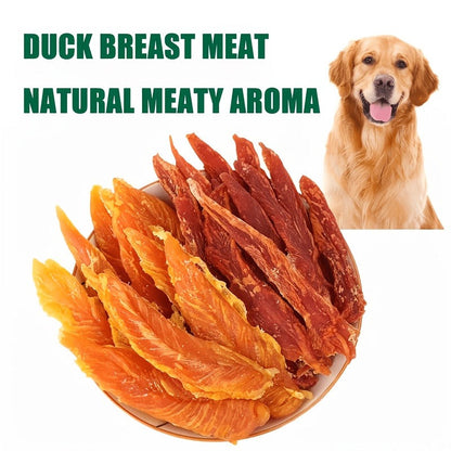 Chicken Jerky Treats for Dogs and Cats – High Protein Chicken Breast Slices, Grain-Free Dental Chews & Training Rewards for Puppies Kittens Adult Dogs Cats, Healthy Natural Pet Snacks