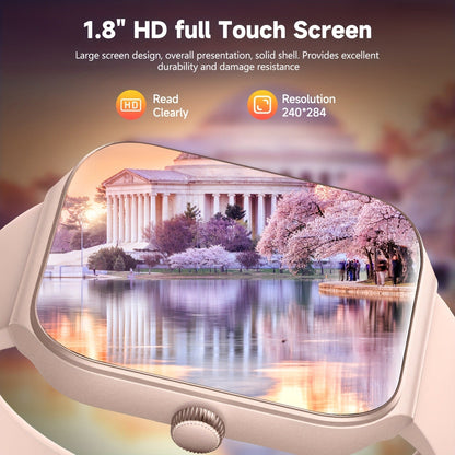 Smart Watch Fitness Tracker – 1.95" TFT Display, Built-in Alexa, 100+ Fitness Modes, Heart Rate Monitor, Men & Women