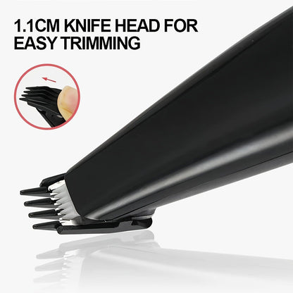 Pet Detail Trimmer Cordless USB Rechargeable - Ceramic Blade Precision Clipper for Dogs Cats Face Paws Ears Eyes Tail, Quiet Low Noise Mini Grooming Tool for Small Areas, Includes Brush & Lubricant