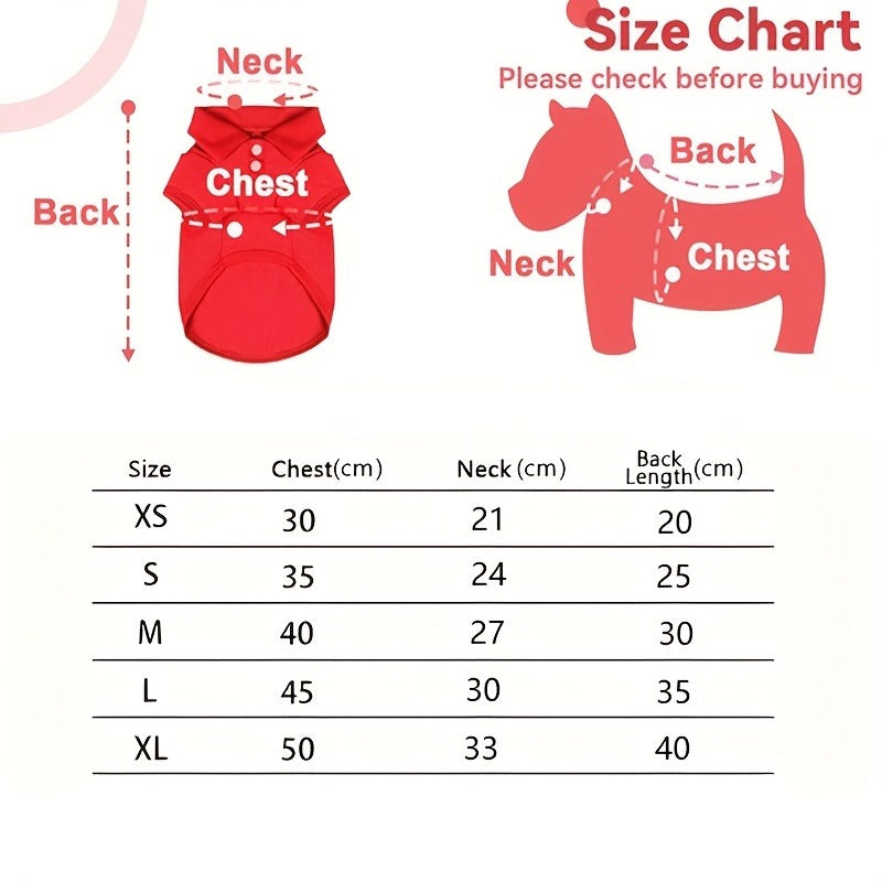 Dog Polo Shirt 6-Pack Collared T-Shirt Breathable Pullover – 100% Polyester All-Season Pet Outfit for Small Medium Dogs & Cats, Boy & Girl Puppy Kitten Apparel, Sizes XS to XL