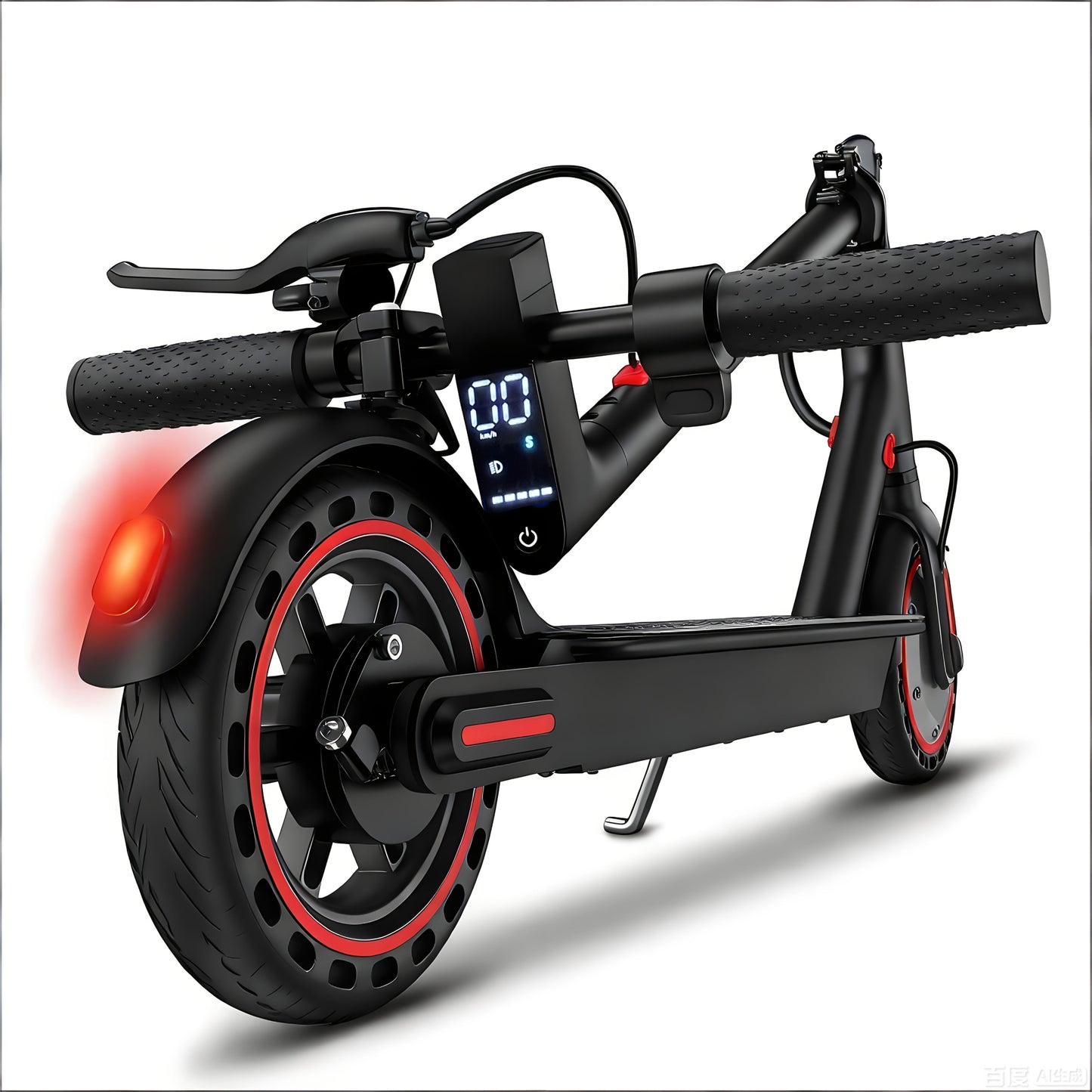 Foldable Electric Scooter for Adults – 350W Motor, 21-Mile Range, App Control, 3-Speed Modes, 8.5'' Tires
