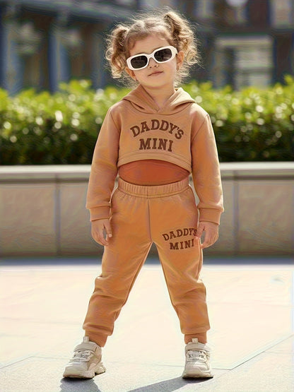 Baby Girl Casual Outfit Set - Sleeveless Winter