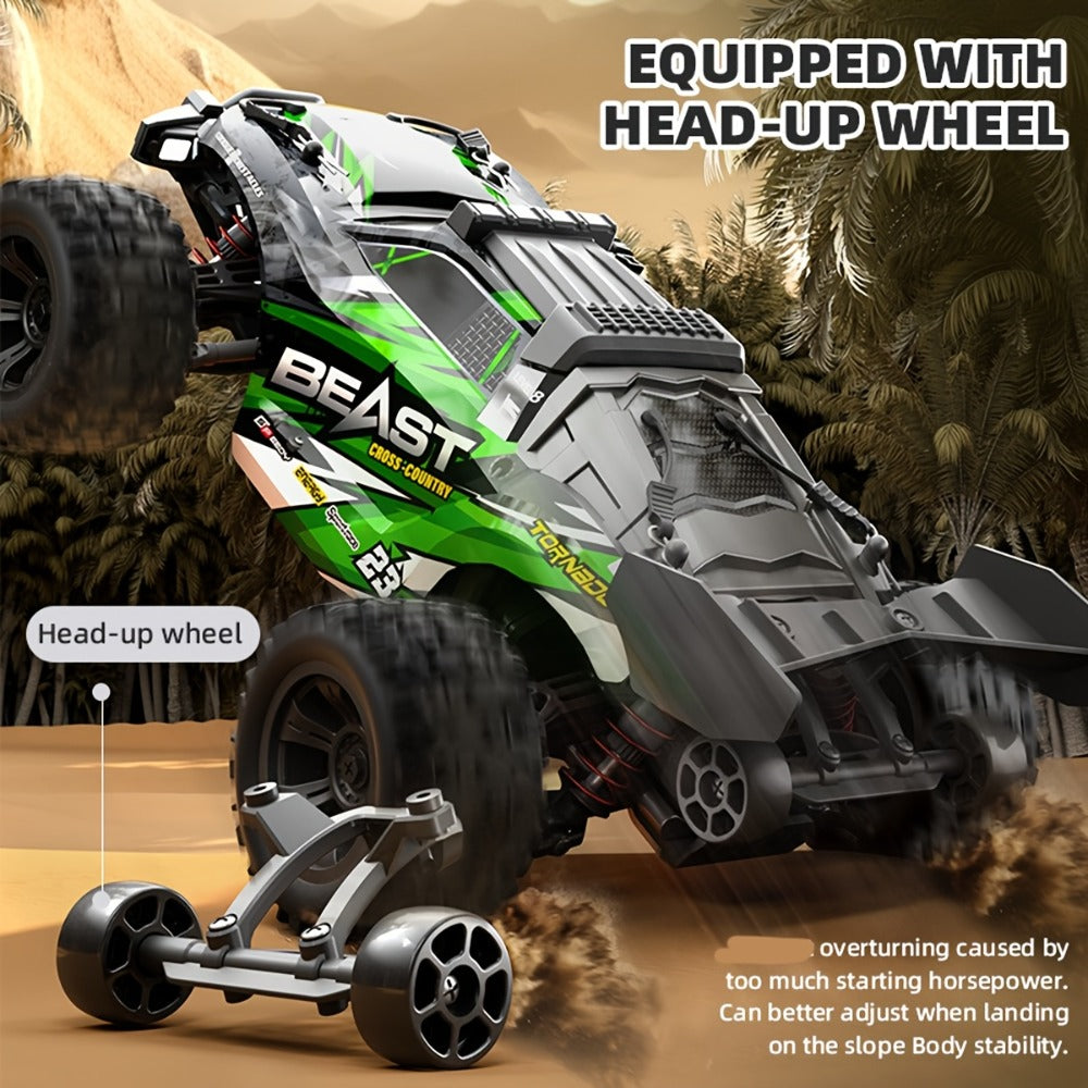 High Speed RC Off-Road Car 70KM/H Brushless Motor 1:14 1:16 Scale – 4WD All-Terrain Remote Control Monster Truck Dual Battery Option for Boys Kids Adults, Best Birthday Christmas Gift