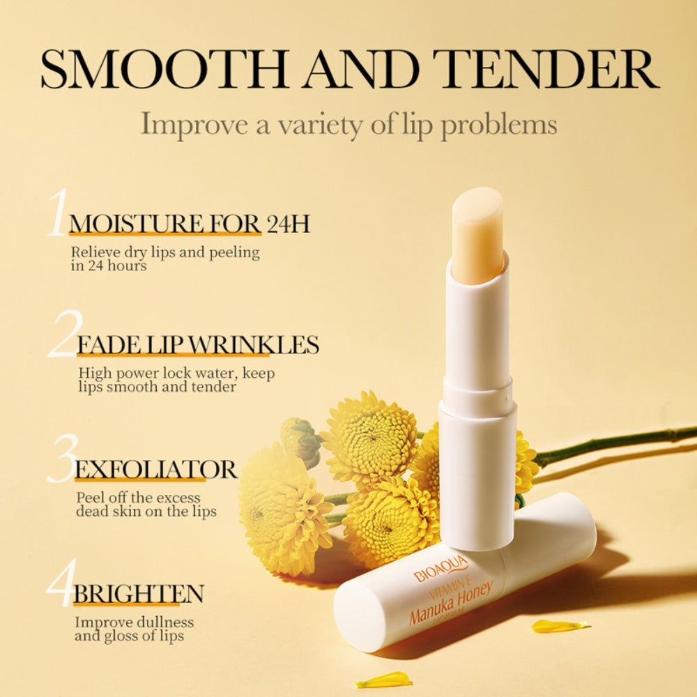 Lip Mask Overnight Hydrating Lip Balm with Manuka Honey & Vitamin E — 12Hr Long-Lasting Moisture Korean Skincare for Dry Chapped Lips Repair Plump Soft Lips Women 6pcs 10pcs