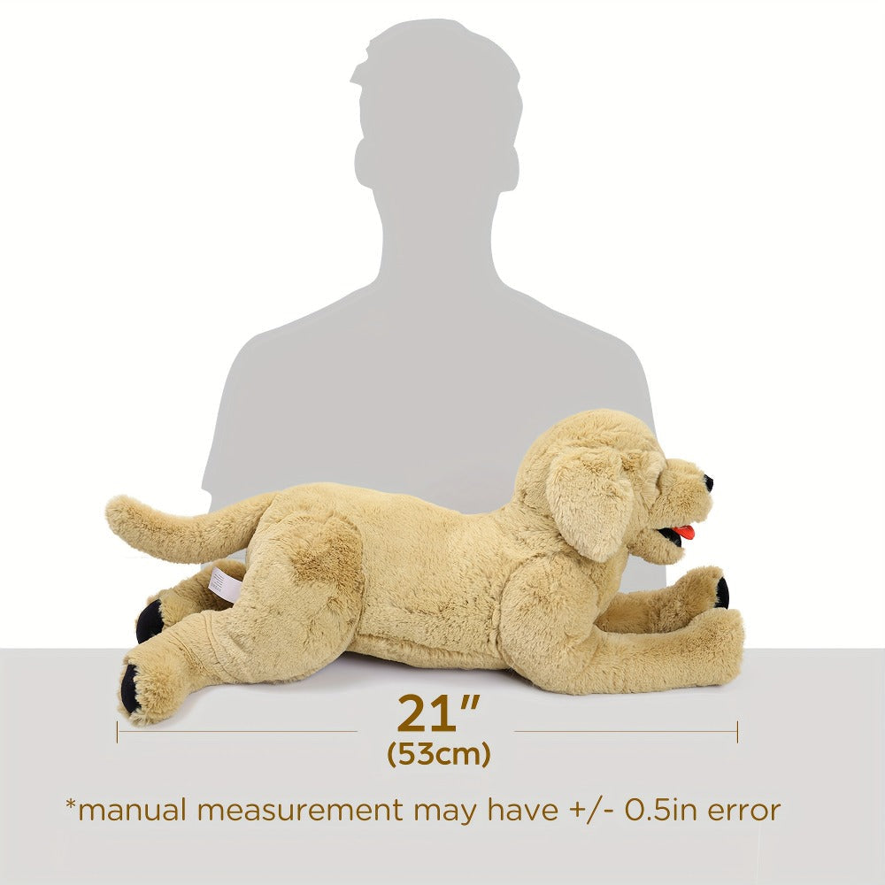 Golden Retriever Stuffed Animal 21 Inch Large Soft Plush Dog Toy Lifelike Puppy Doll Cuddly Huggable Gift for Kids Toddlers Dog Lovers Birthday Christmas