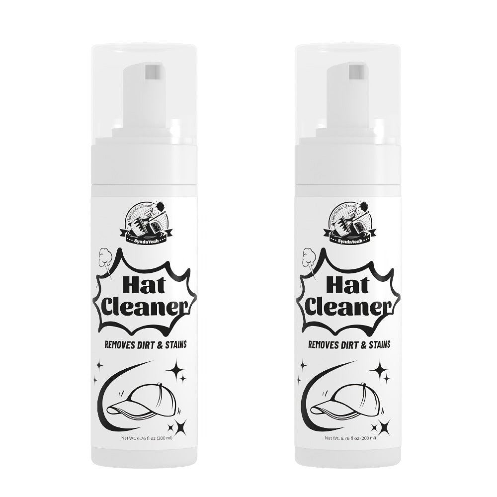 Hat Cleaner Foam Spray – Professional Stain Remover for Wool, Felt & Fur Hats, Removes Dirt, Sweat & Fingerprints, 6.76 Fl Oz (200ml), All-Season Hat Care, Great Gift for Hat Lovers (1/2/3/5 Pack)
