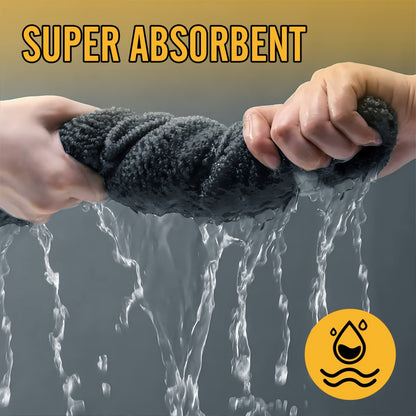 1500GSM Edgeless Car Drying Towel 24"x36" – 70/30 Twisted Loop Microfiber for Cars, Trucks & SUVs, Streak-Free