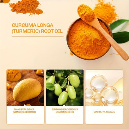 Turmeric Body Lotion 400g Alcohol-Free Brightening Glow Moisturizer with Turmeric Extract Long-Lasting Hydration Dry Oily Skin Unisex Full Body Cream