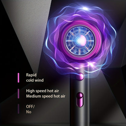 1600W Professional Ionic Hair Dryer with Diffuser, 2 Concentrators, 3 Combs & Hanger — 32000 RPM Low Noise Quick Dry Blow Dryer for Women, Home Salon Travel, 6 Colors