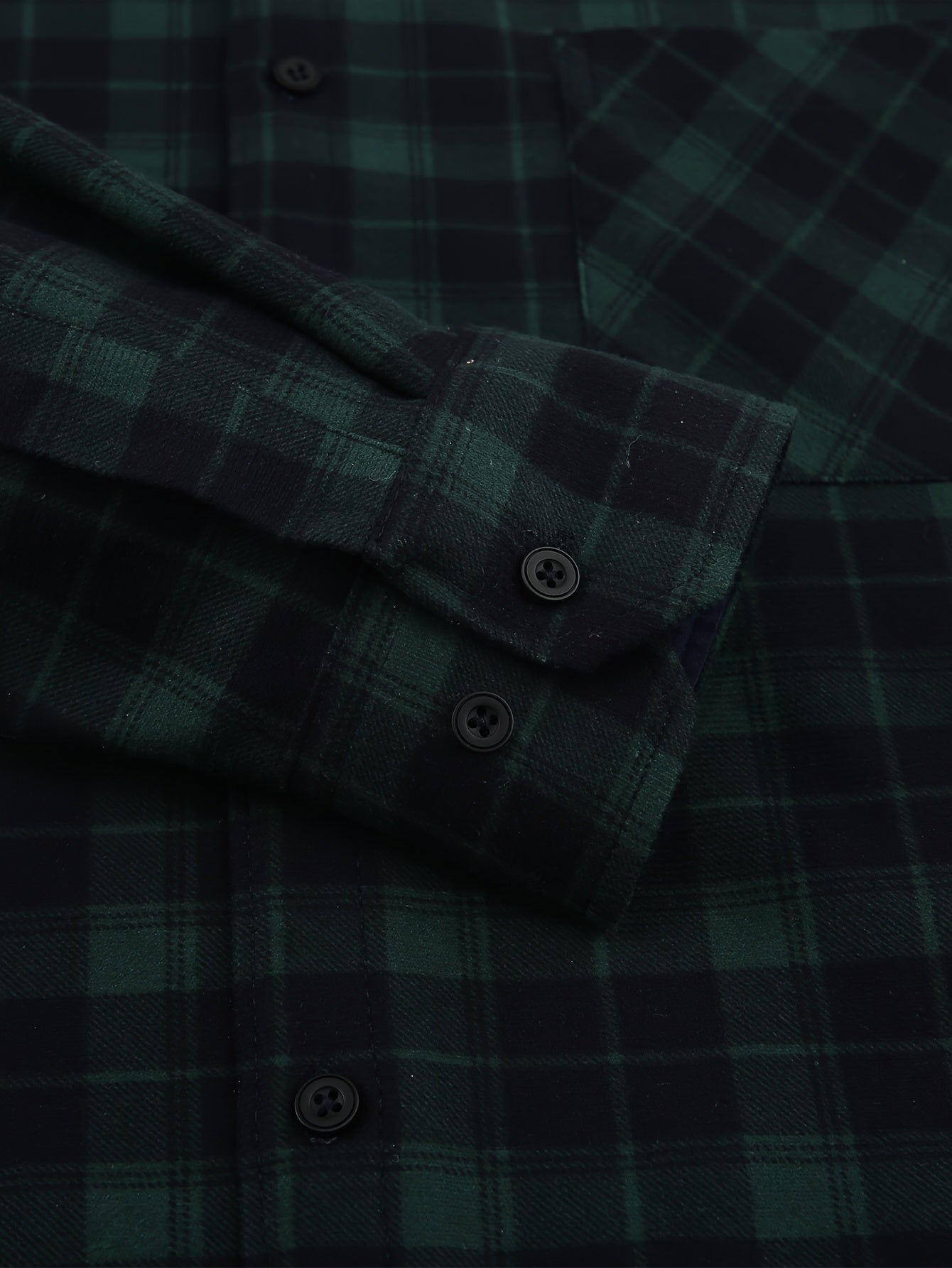 Men's Plaid Long Sleeve Flannel Shirt - Wrinkle Resistant