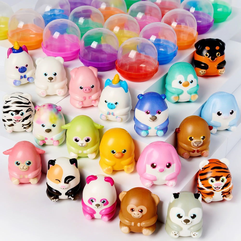 Mochi Squishy Toys 20 Pack – Slow Rising Cute Animal Squishies Bulk Party Favors for Kids, Classroom Prizes, Birthday Goodie Bag Stuffers, Pinata Fillers, Halloween Valentine's Day Gifts