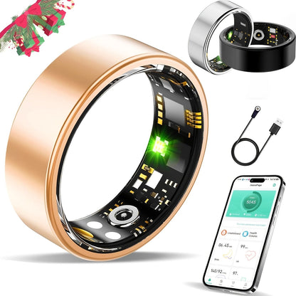 Health Tracking Smart Ring – HRV, Sleep & Activity Monitor