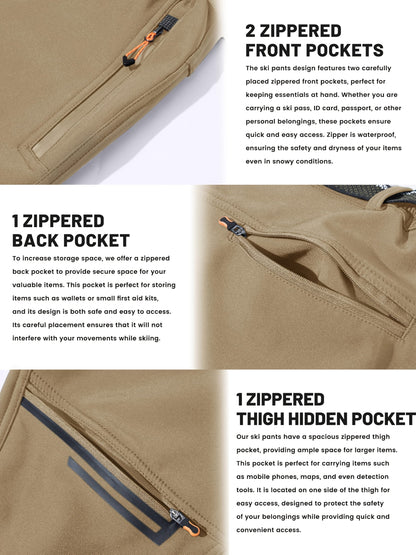 Men's Casual Trousers - Fleece Lined