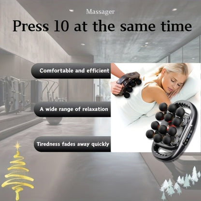 Massage Gun for Deep Tissue Relief – Cordless Percussion Massager with 9 Speeds & 9 Modes, Multiple Heads for Back, Neck, Shoulders, Legs & Feet | Gift for Dad & Mom